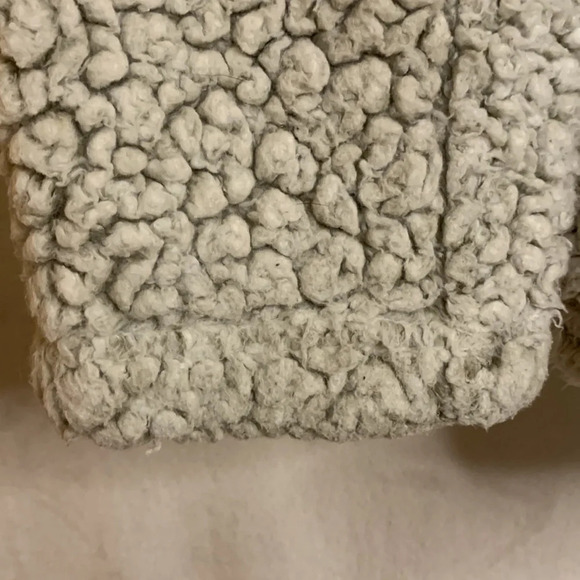 True Grit American Outdoor Co. 1/4 Zip Sherpa Pullover Light Gray Medium - Picture 7 of 10